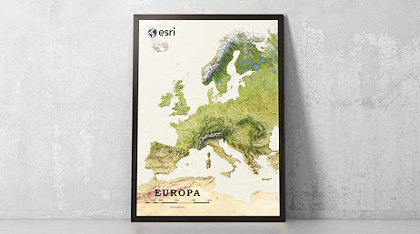 Esri Maps Europa – Vintage