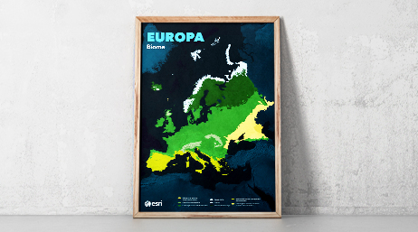 Esri Maps Biome in Europa